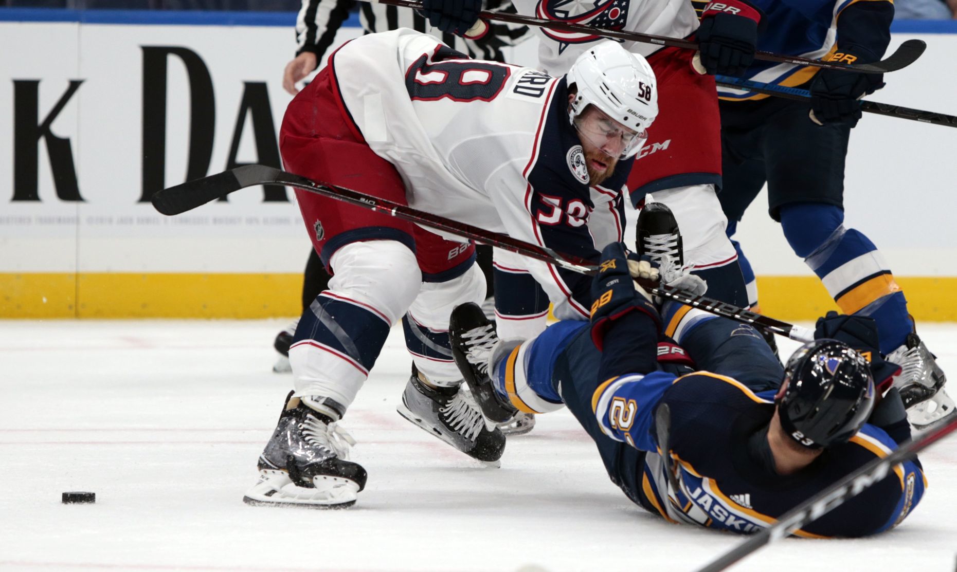 Blues host preseason game against Blue Jackets